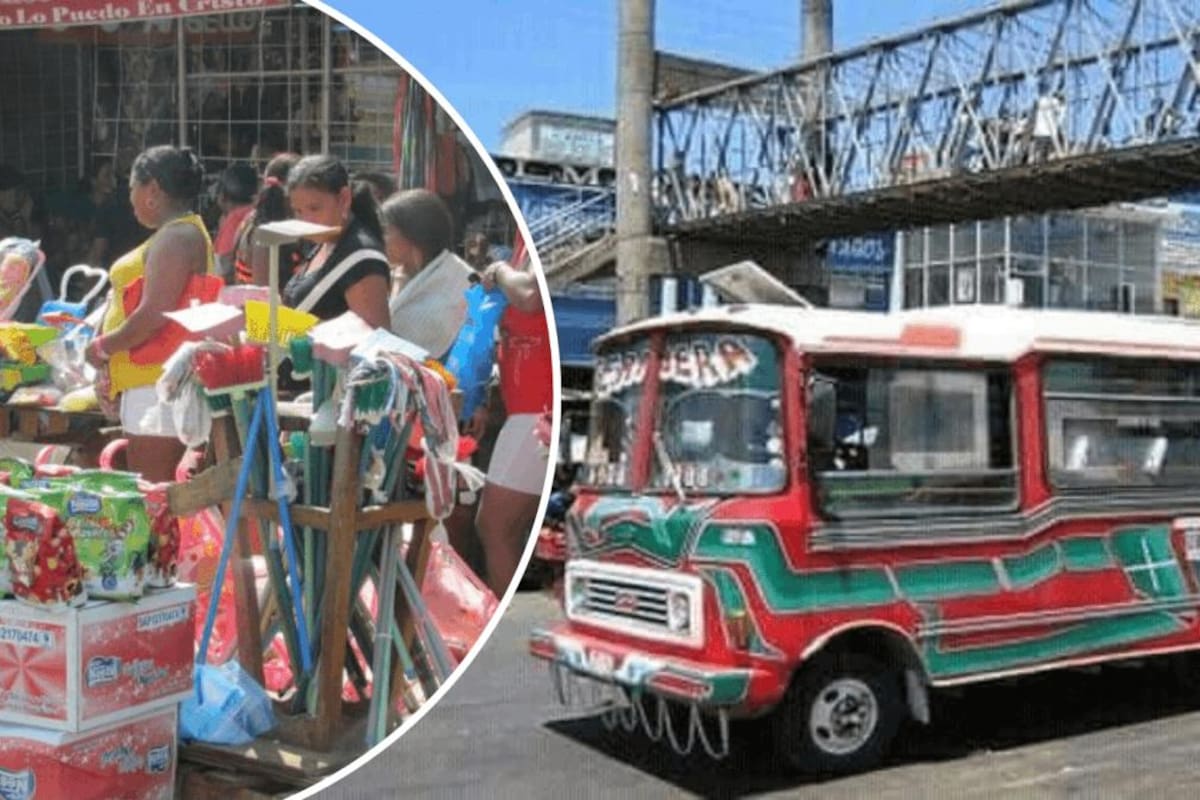 Multitud y un puente que ya no existe: así eran las compras navideñas en Bazurto