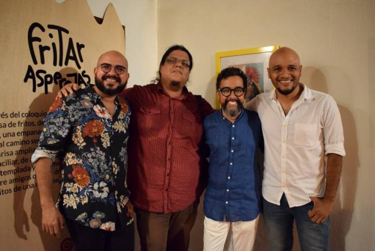 Los Profesores y expositores Rubén Egea, Omar Pineda, Kike Sierra y Luis Barvalopez. CORTESÌA