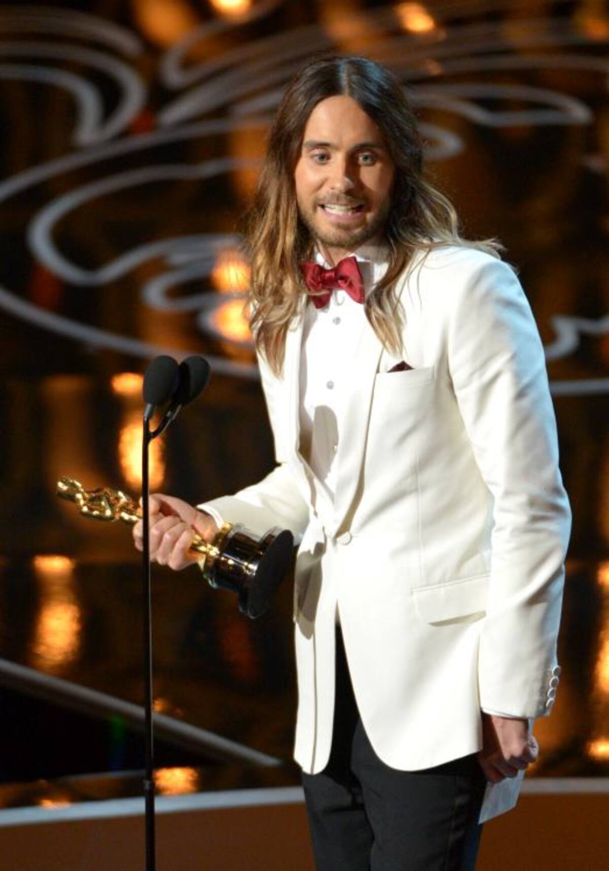 Jared Leto con el premio Oscar. AP John Shearer