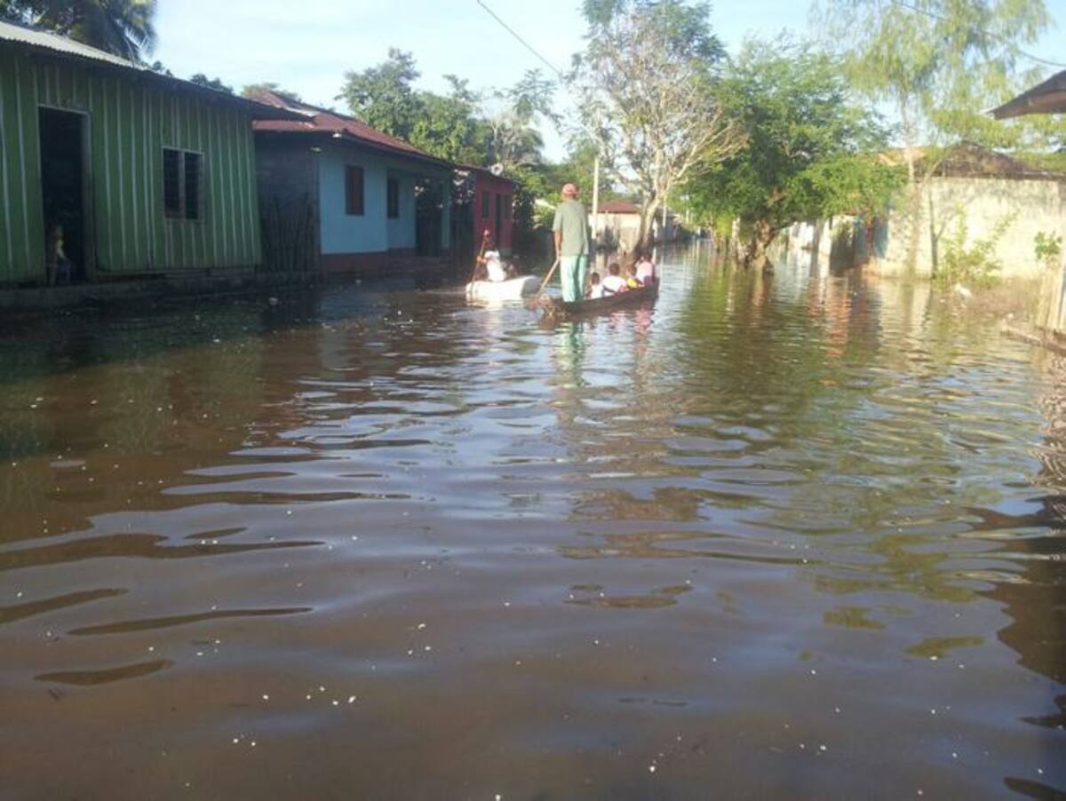 Inundaciones en corregimientos y veredas de San Jacinto del Cauca (sur de Bolívar). CORTESÍA