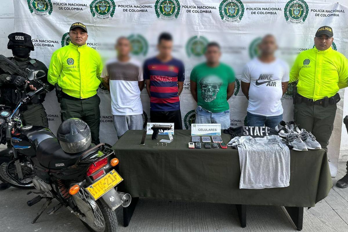 Capturan a cuatro presuntos asesinos de un patrullero de la Policía