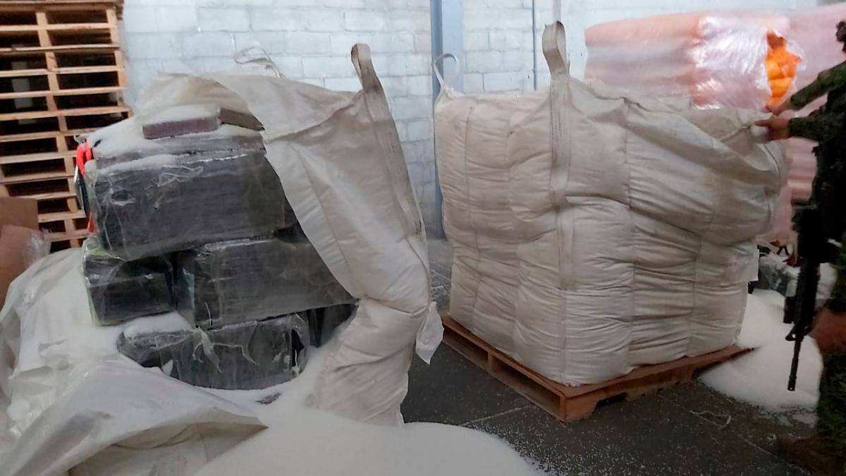 La droga estaba lista para comercializar.