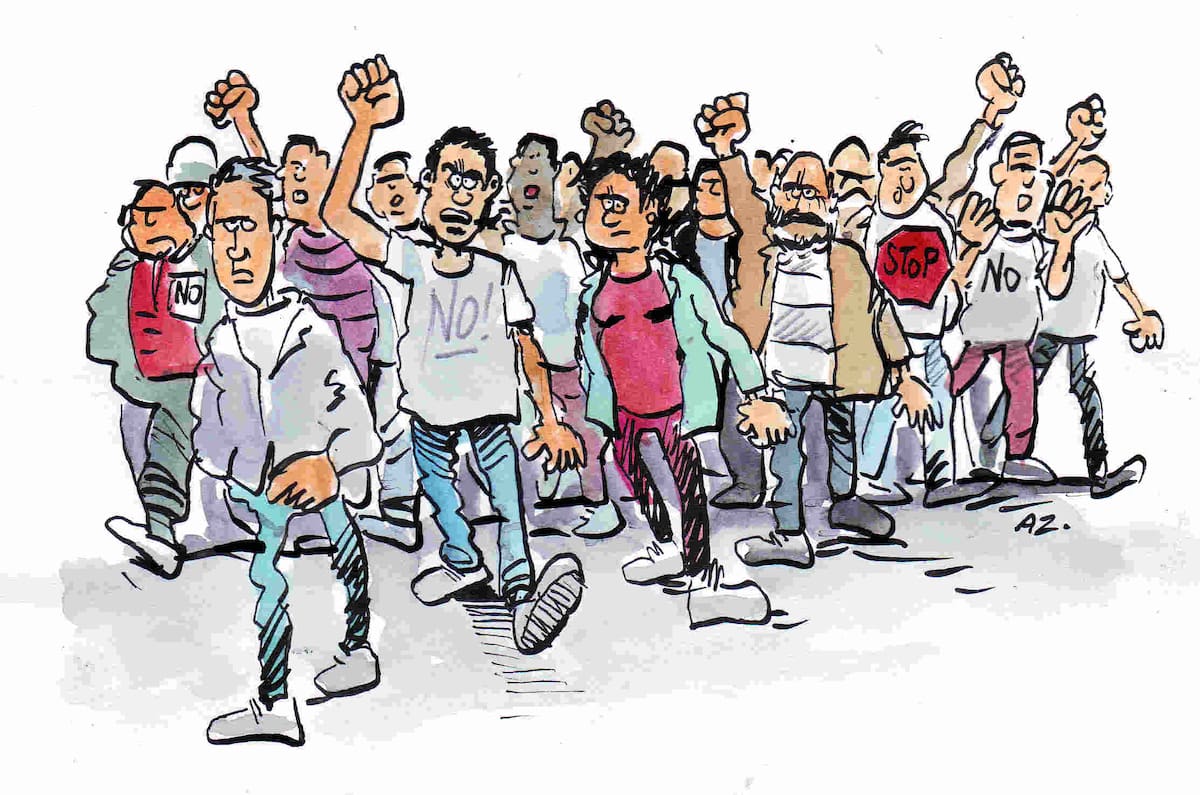 Si huelga de trabajadores no es pacífica,puede ser declarada ilegal