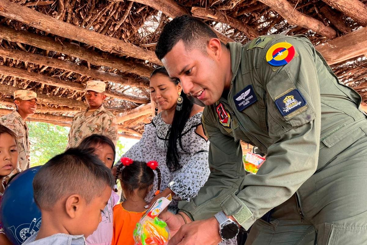 ¡Buena esa! Más de 900 regalos fueron entregados en La Guajira