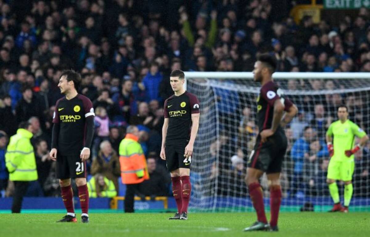 La derrota dejó al City en el quinto puesto de la Liga Premier. AFP PAUL ELLIS