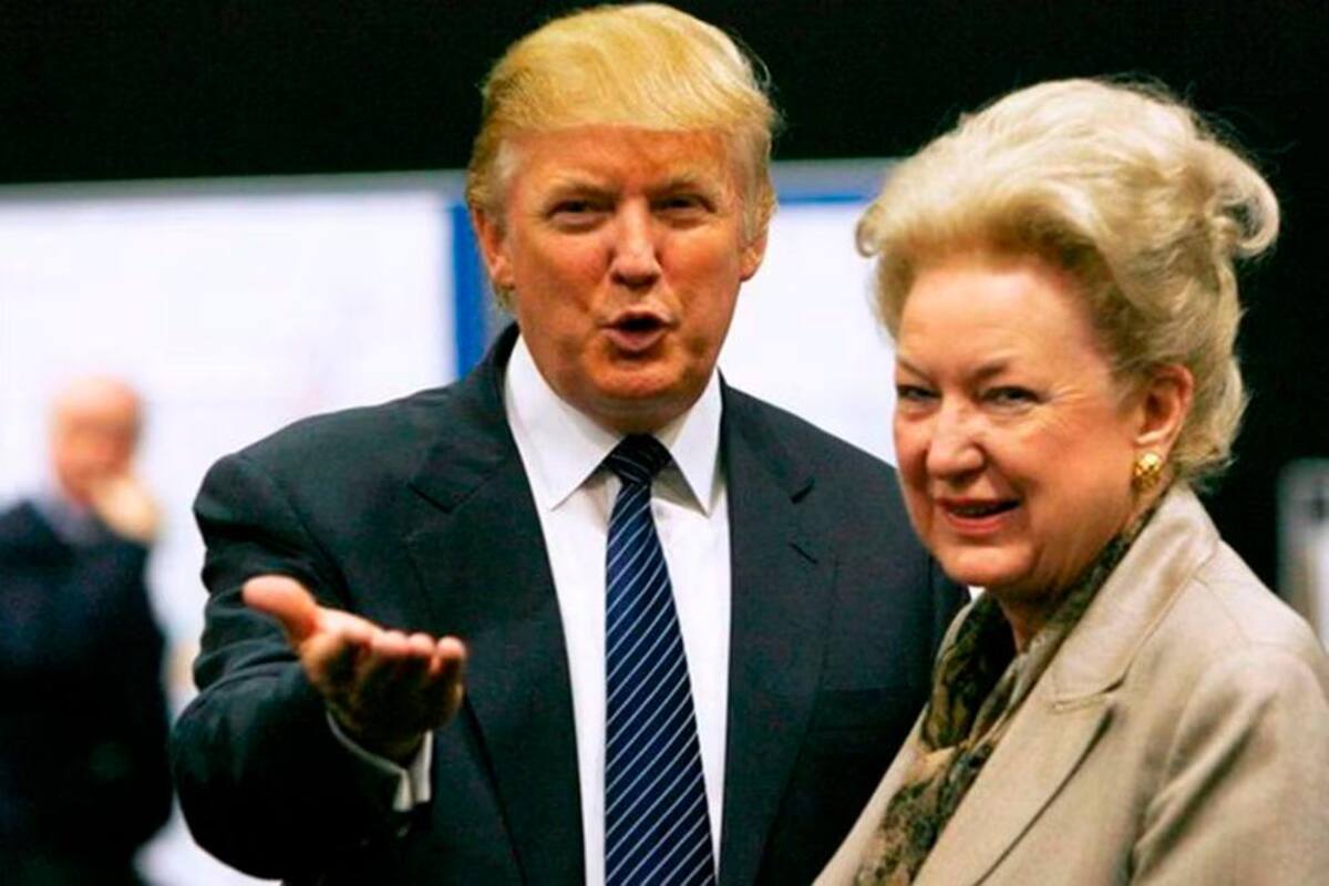 Fallece Maryanne Trump, la hermana mayor del expresidente Donald Trump