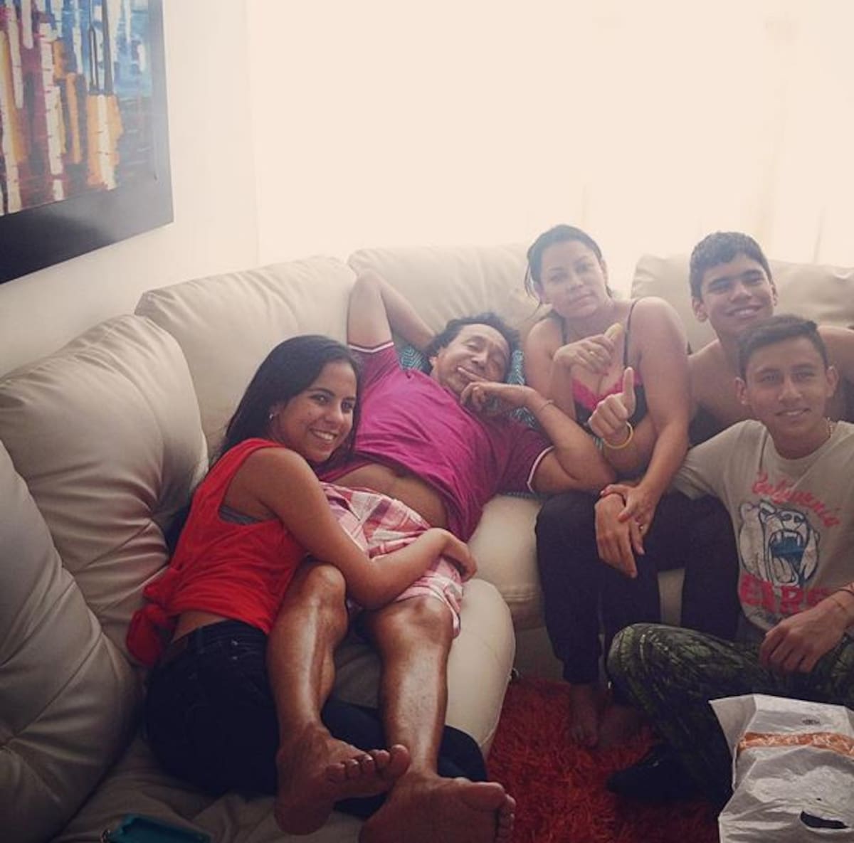 Betsy Liliana Díaz y su familia. INSTAGRAM