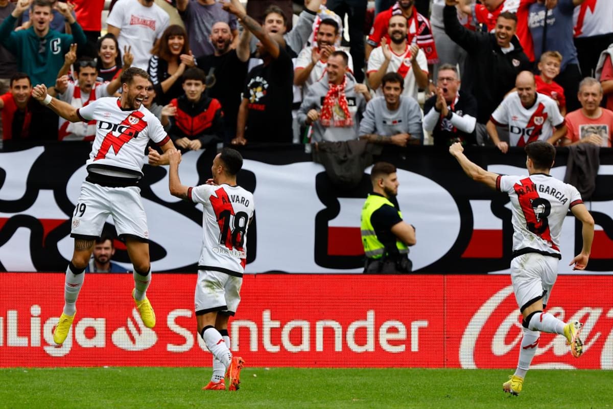 Sin Falcao, lesionado, Rayo Vallecano aplastó al Cádiz