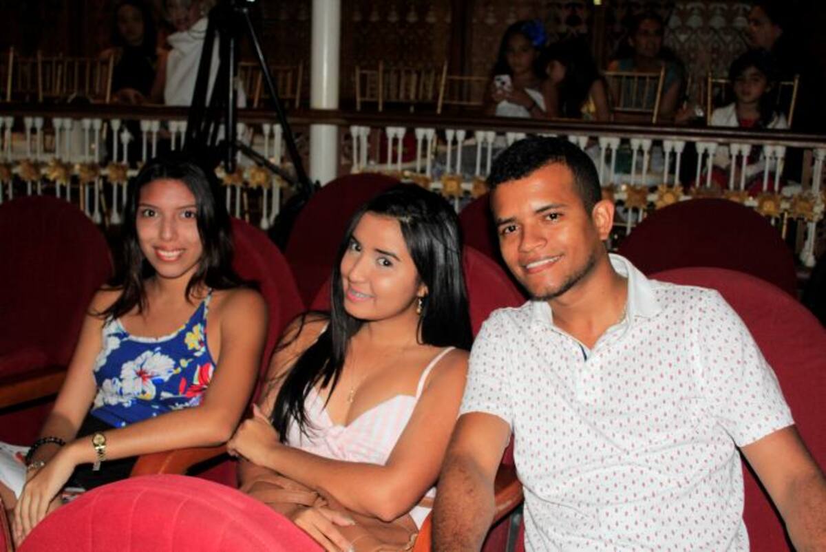 Hilary Chalabe, Eileen Chalabe y Elmer Blanquicet. Julio Castaño-El Universal