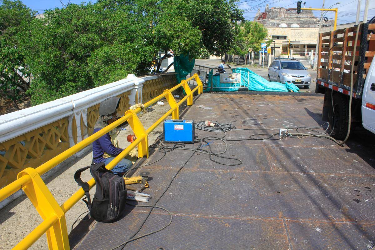 Así se encuentra el Puente Las Palmas, a poco tiempo de habilitarse
