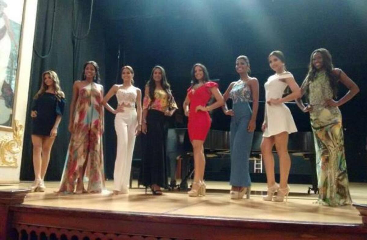 Grupo de aspirantes a Señorita Cartagena 2016. El Universal