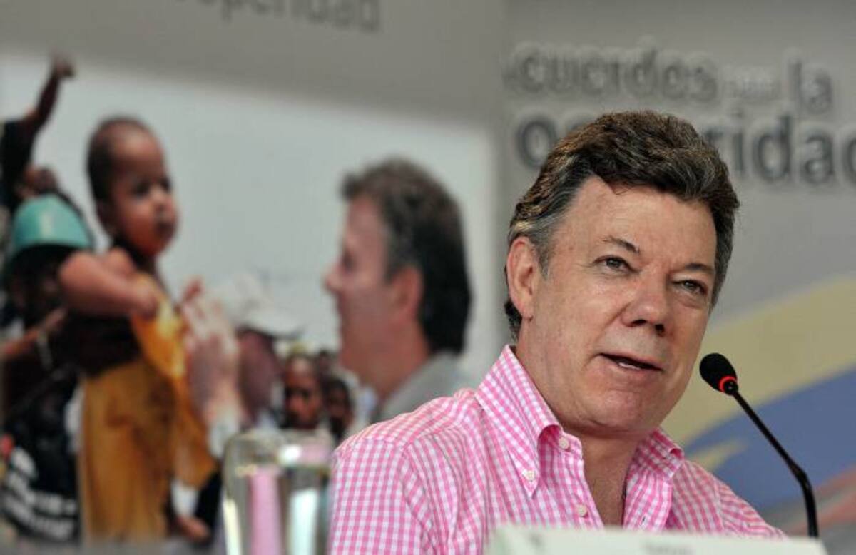Juan Manuel Santos, presidente de la República. COLPRENSA