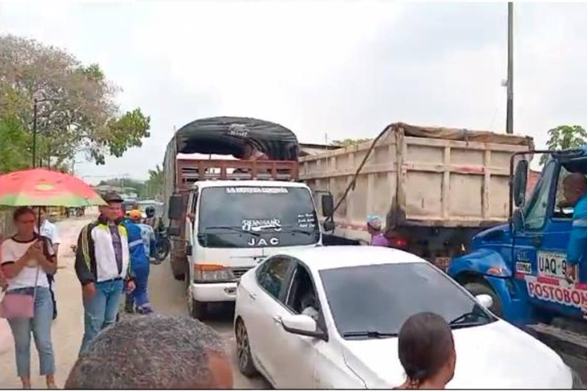“Tenemos que beber agua de caño”: bloqueo en vía principal de Villanueva