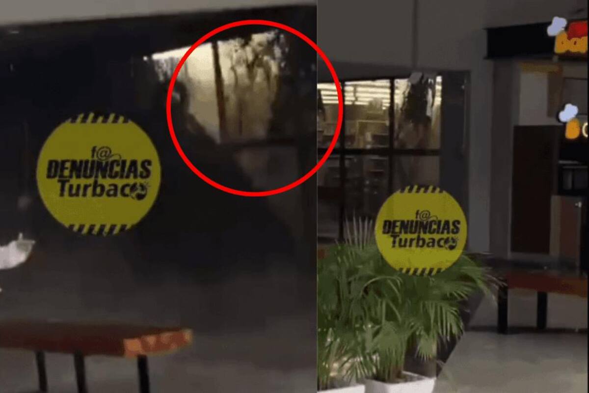 Video: Susto en reconocido centro comercial tras desplome de cielo raso