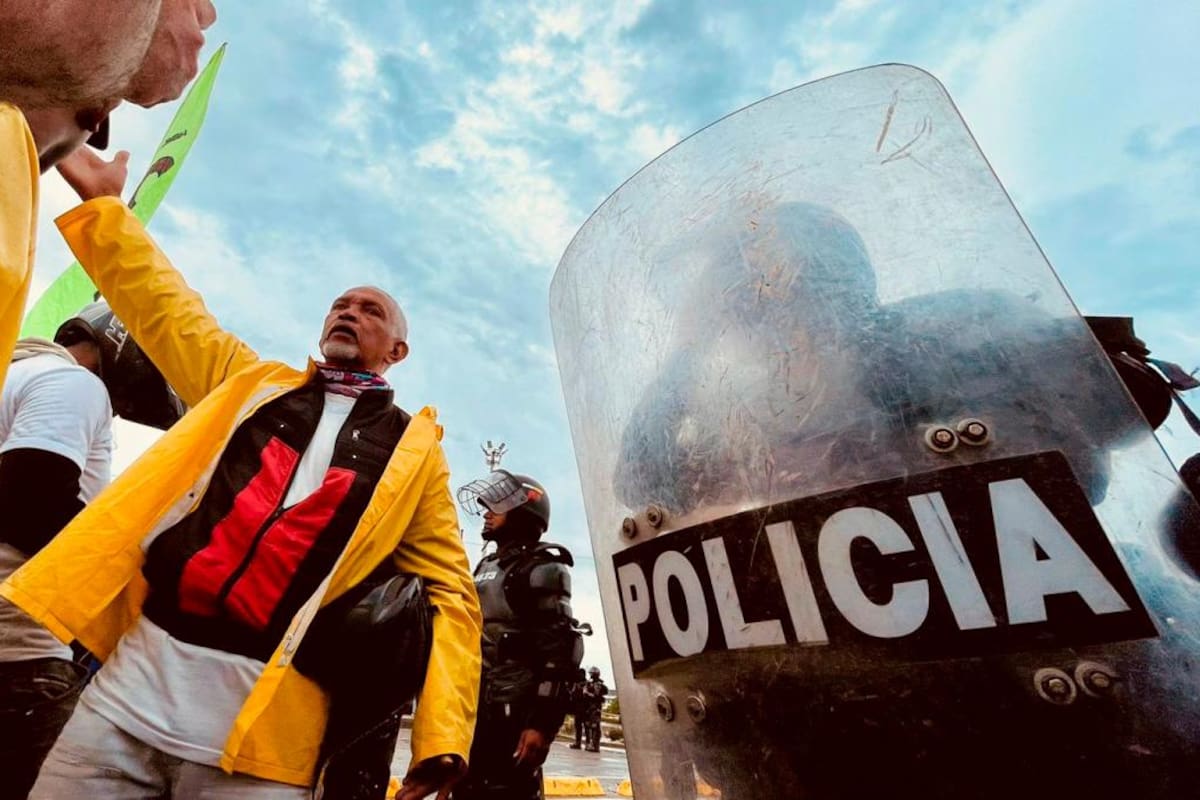 Galería: paro de mototaxistas en la ciudad de Cartagena