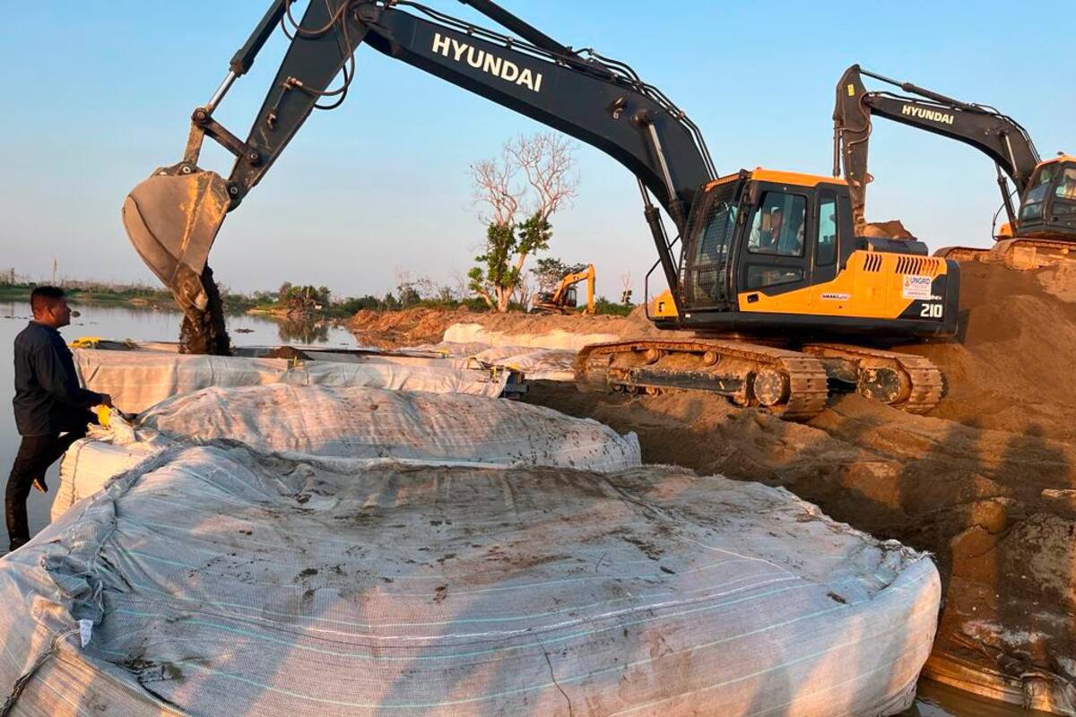 Avanza la primera etapa de obras de reducción del riesgo en Caregato