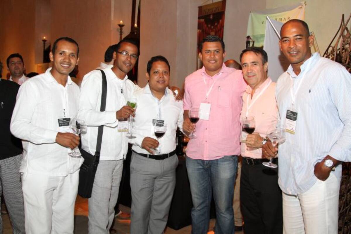 José Vásquez, Carlos Barrios, Alan Padilla, Omar Mieles, Carlos Farah y Ermes Miller.