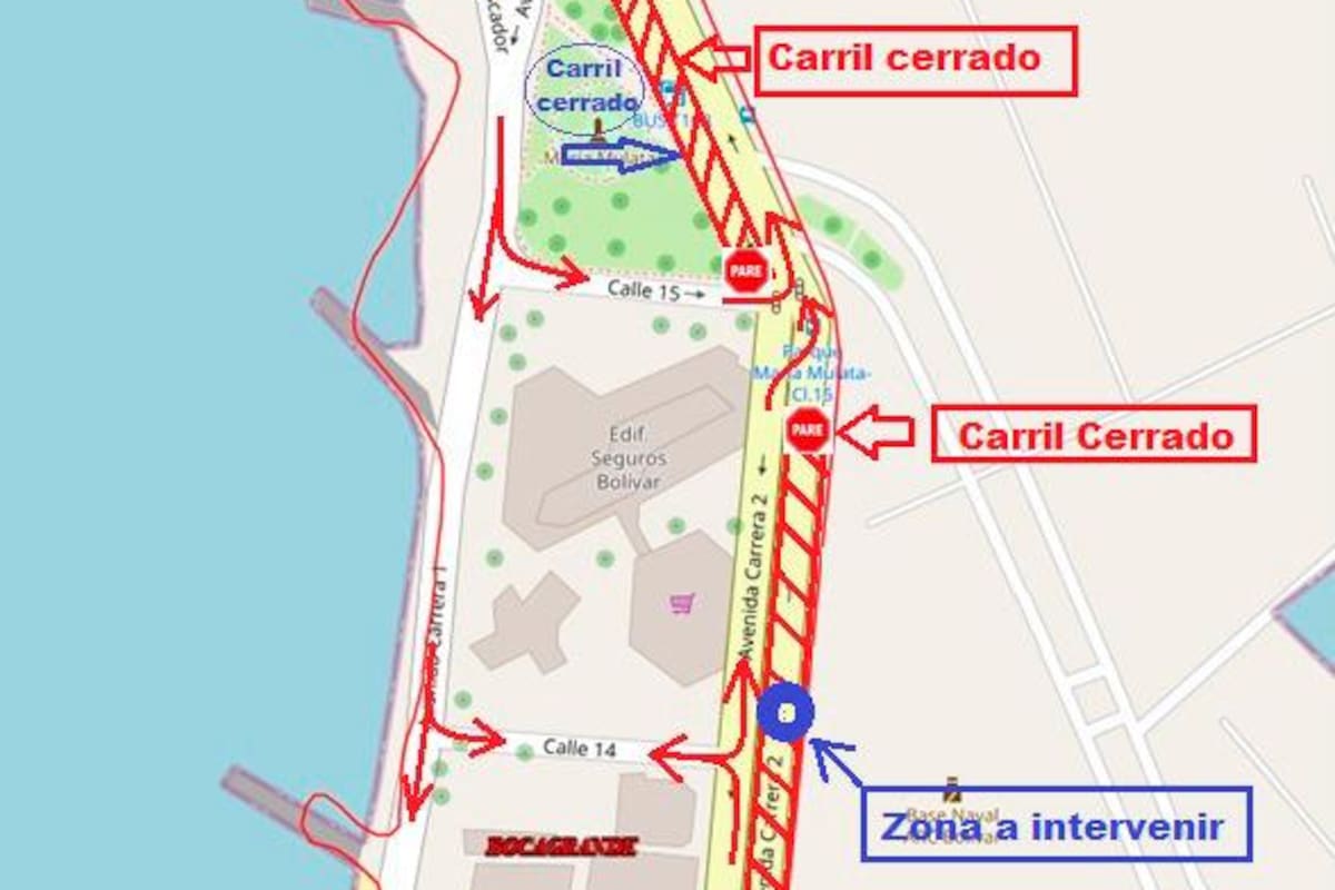 Cierre en la avenida San Martín por trabajos en red de alcantarillado