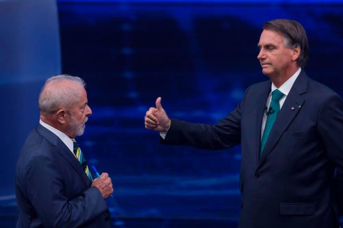 Lula da Silva y Bolsonaro se enfrentan en el primer debate uno a uno