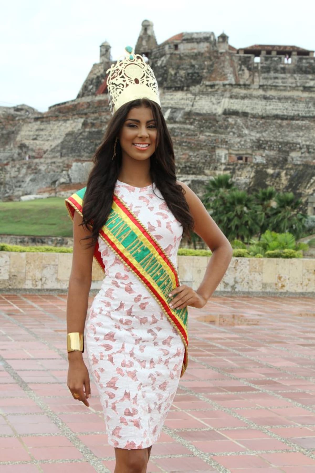 Naomy cuando fue coronada Reina de la Independencia en 2015. MARUJA PARRA