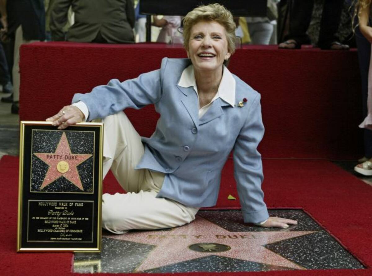 La actriz y cantante estadounidense Patty Duke AP DAMIAN DOVARGANES