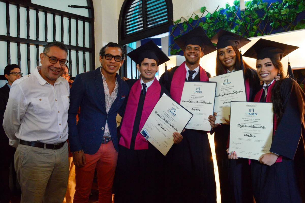 Rodrigo Arteaga, Joel Samper-López, Cristian Almario, Eduardo Arrieta, Katia González y Bibiana Pedraza.
