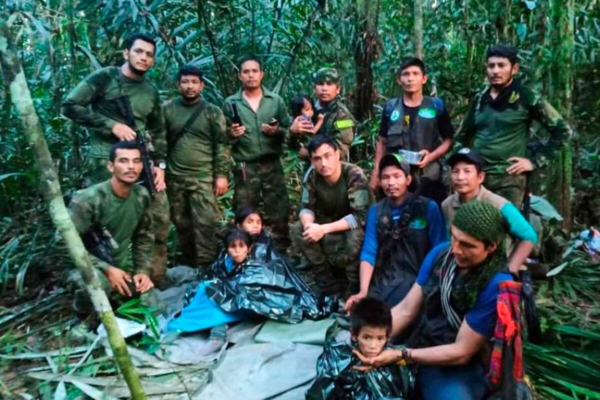 Niños rescatados en selva del Guaviare fueron dados de alta del hospital