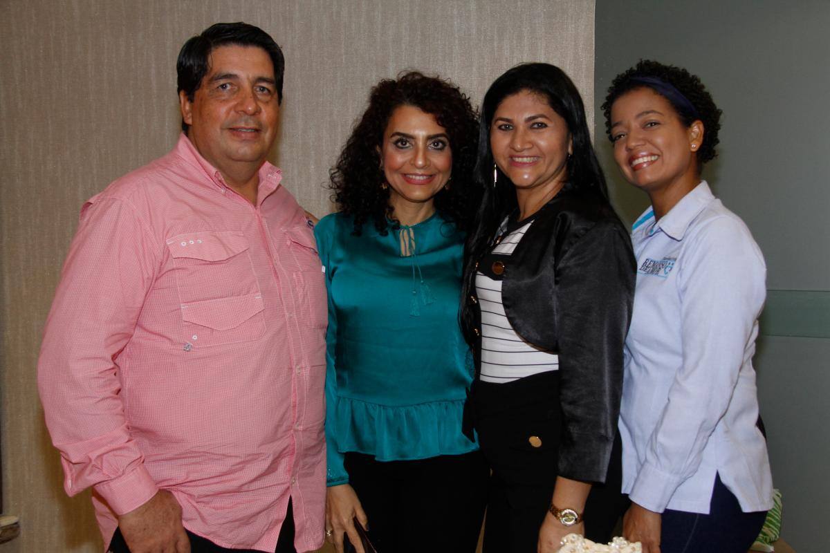 Rubén Aguilera, Amira Char, Rosalba Conde y Beatriz Meza.