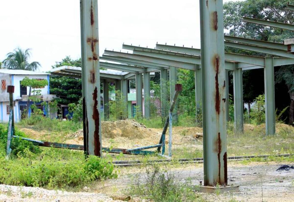 En los trabajos que se han realizado en el parque del sector Corazón de Jesús se han invertido cerca de $1.170 millones, pero aún faltan $400 para culminarlos. CORTESÍA CLAUDIA FORTICH - Q`HUBO CARTAGENA