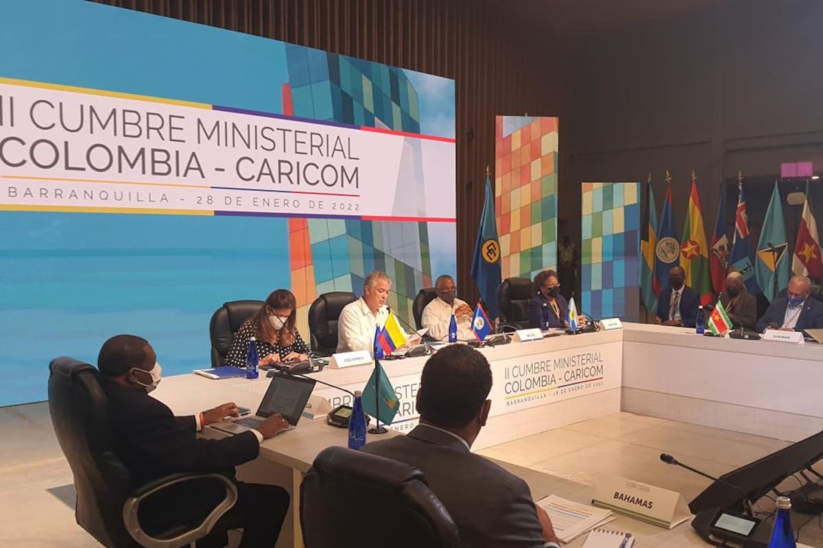 Colombia ratifica apoyo a países de la Comunidad del Caribe: Duque