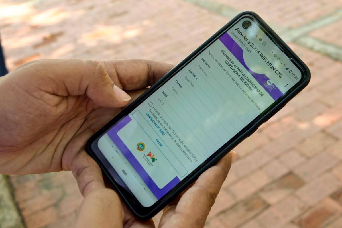 Estas zonas de Cartagena contarán con acceso gratuito a internet