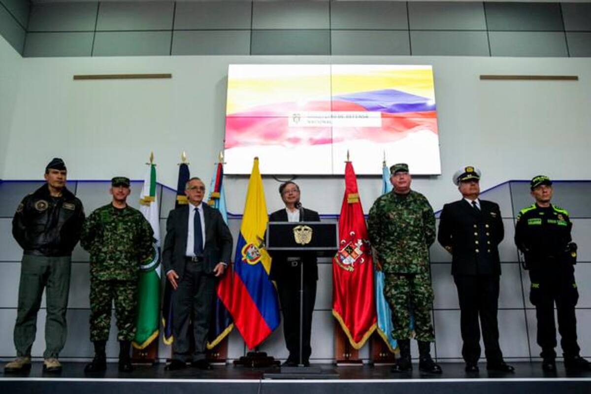 Las nuevas caras de la cúpula militar del presidente Gustavo Petro
