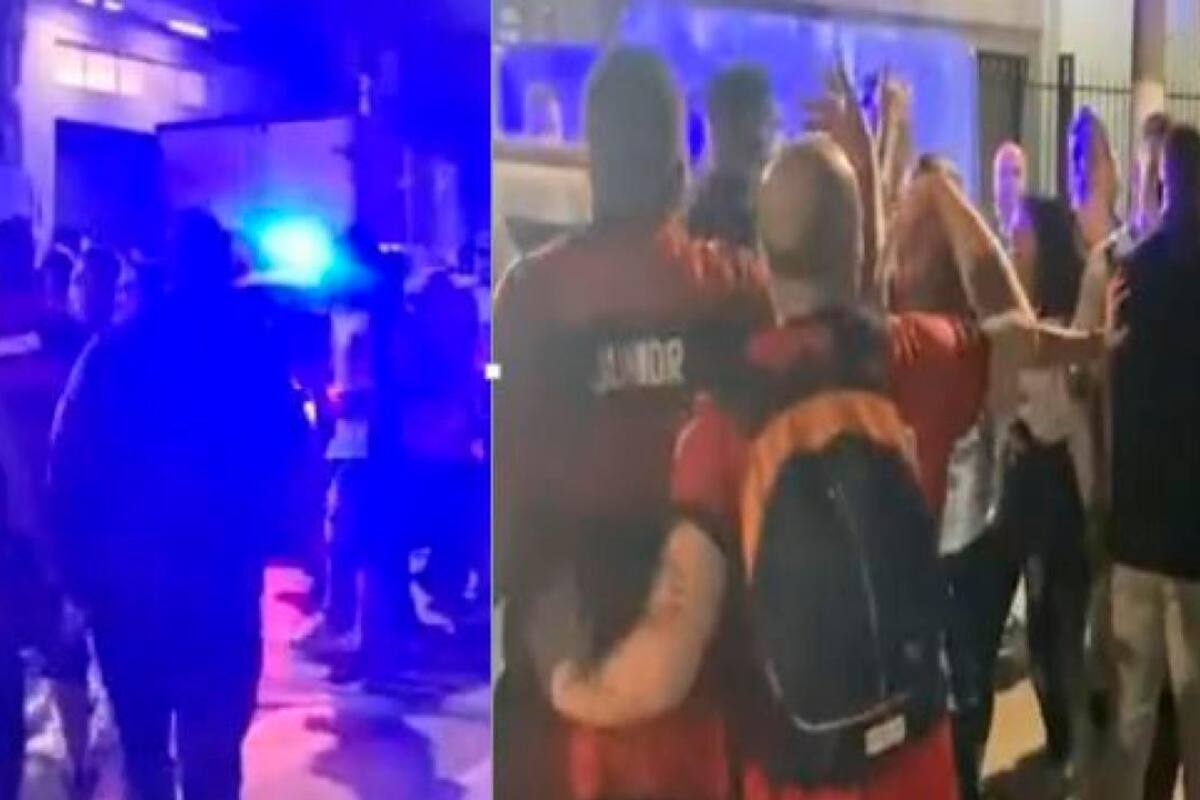 Video: Muere una hincha que quedó en medio de pelea entre barras bravas