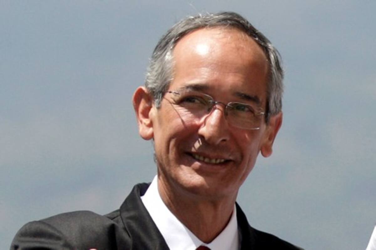 Álvaro Colom, presidente de4 Guatelama. ARCHIVO