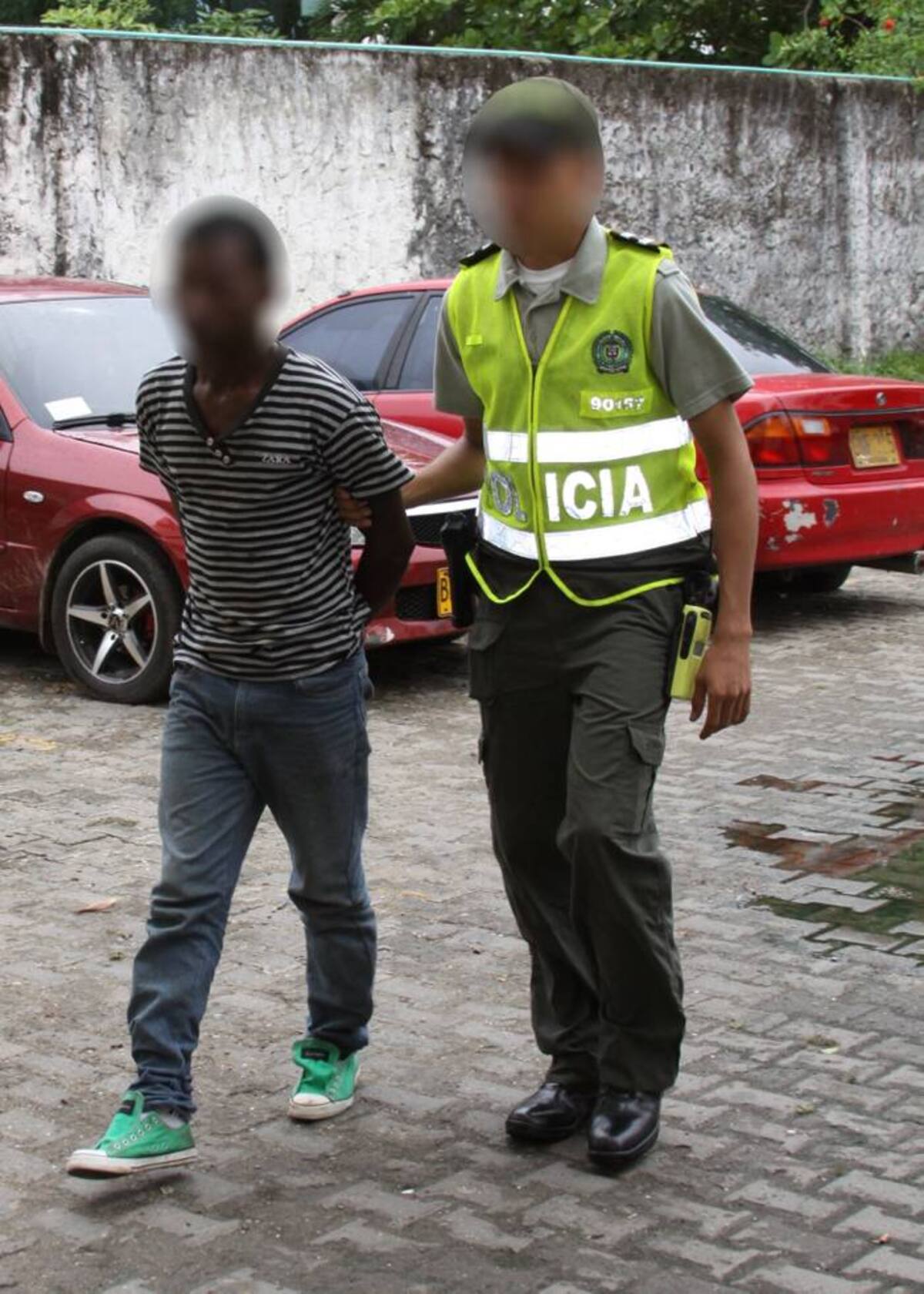 El jovn capturado tiene 21 años. Cortesia