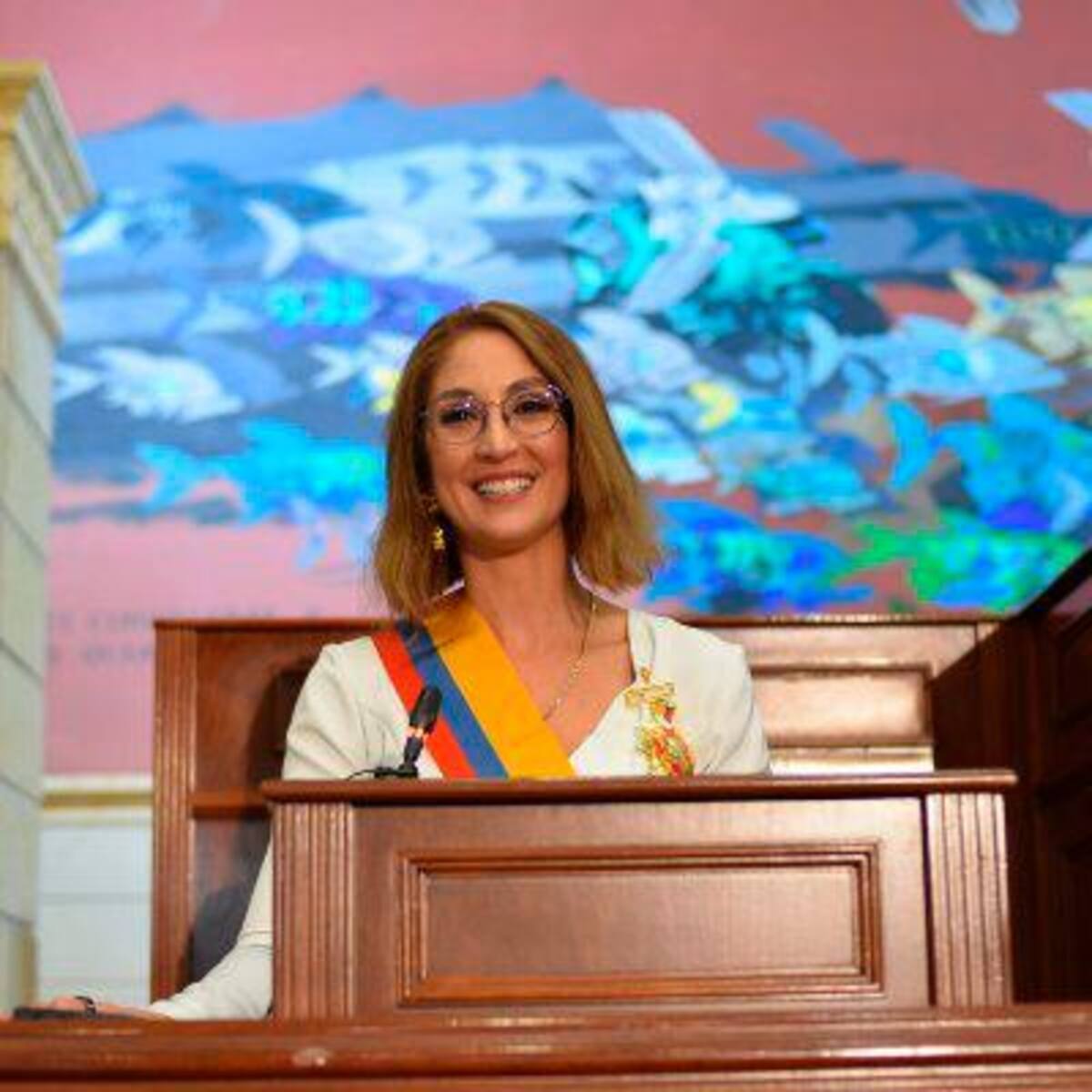 Jennifer Arias, presidenta de la Cámara de Representantes.