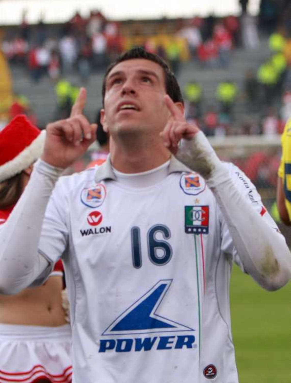 Jorge Núñez, autor de los dos goles de Once Caldas. COLPRENSA
