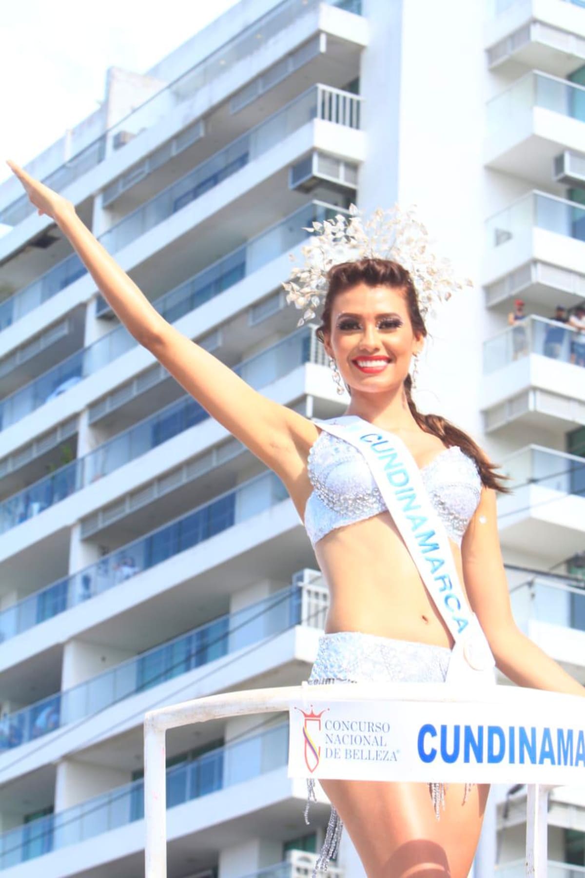 Señorita Cundinamarca, María Angélica García.//Foto: Julio Castaño - El Universal.
