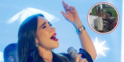 ¿Paola Jara esperando el TransMilenio? La foto que se convirtió en tendencia