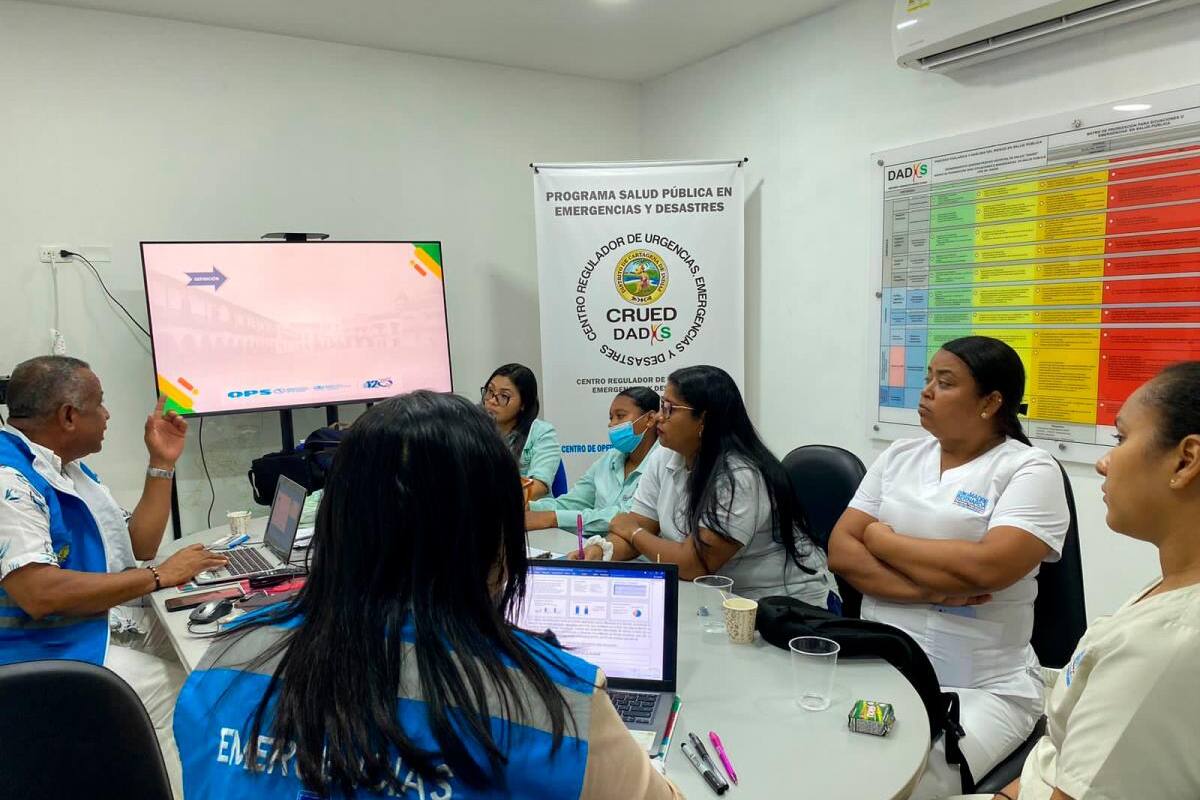 DADIS apoya los planes de emergencia en las IPS de Cartagena