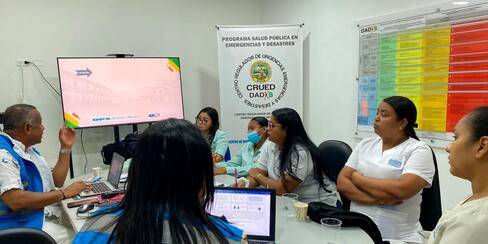 DADIS apoya los planes de emergencia en las IPS de Cartagena