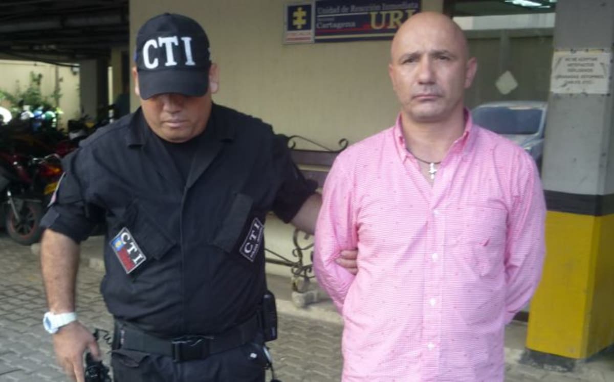 Ochoa fue aprehendido por integrantes del CTI de la Fiscalía en la entrada del CAI de La Boquilla.