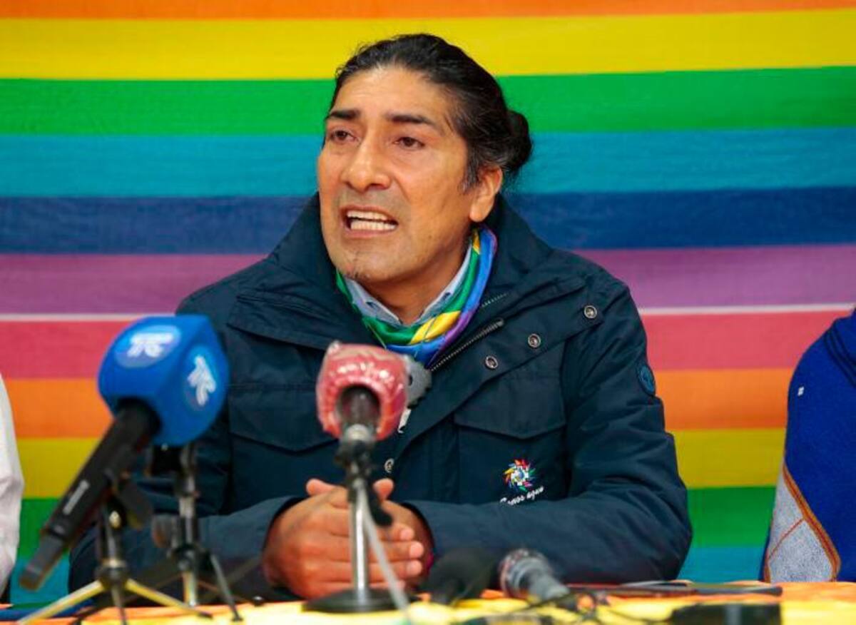 Yaku Pérez. EFE Santiago Fernández