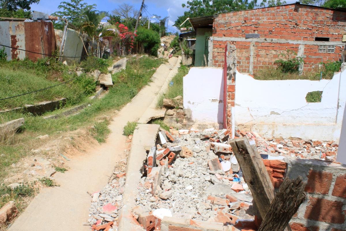 Preocupan deslizamientos de tierra en El Carmen de Bolívar