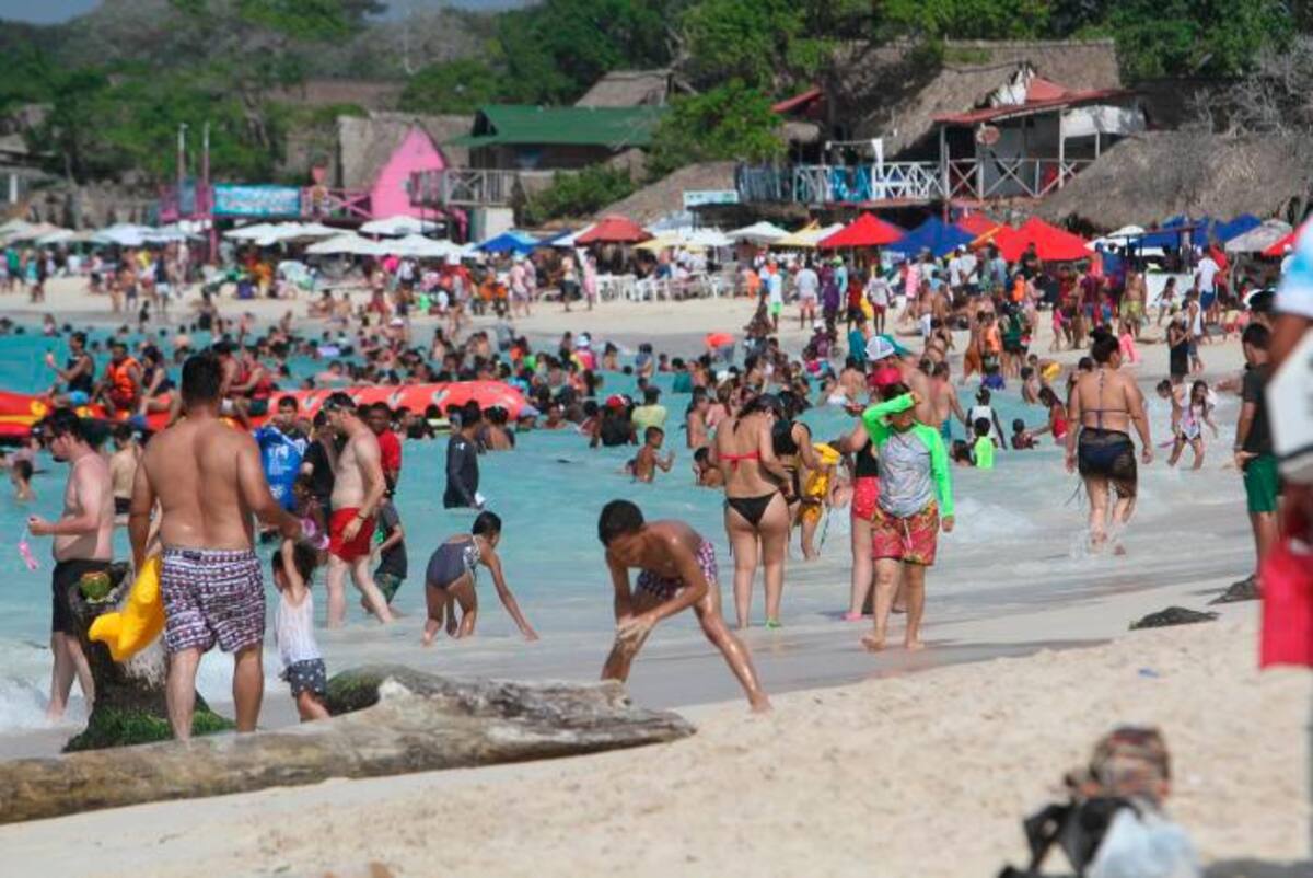 Así se veía Playa Blanca el domingo, 10 de enero. //Óscar Díaz - EU.
