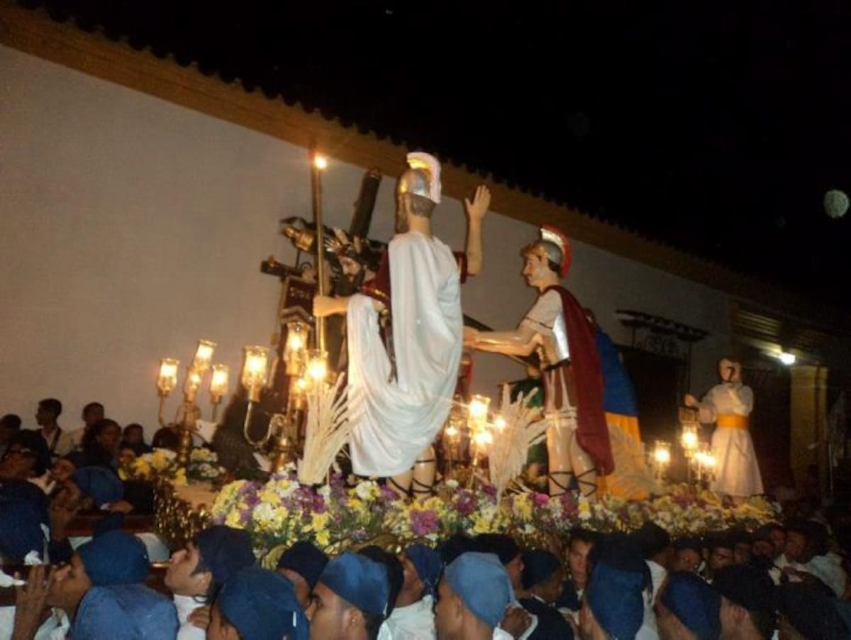 Procesión del Paso Grande en Mompox. CORTESÍA: ABEL MARTINEZ