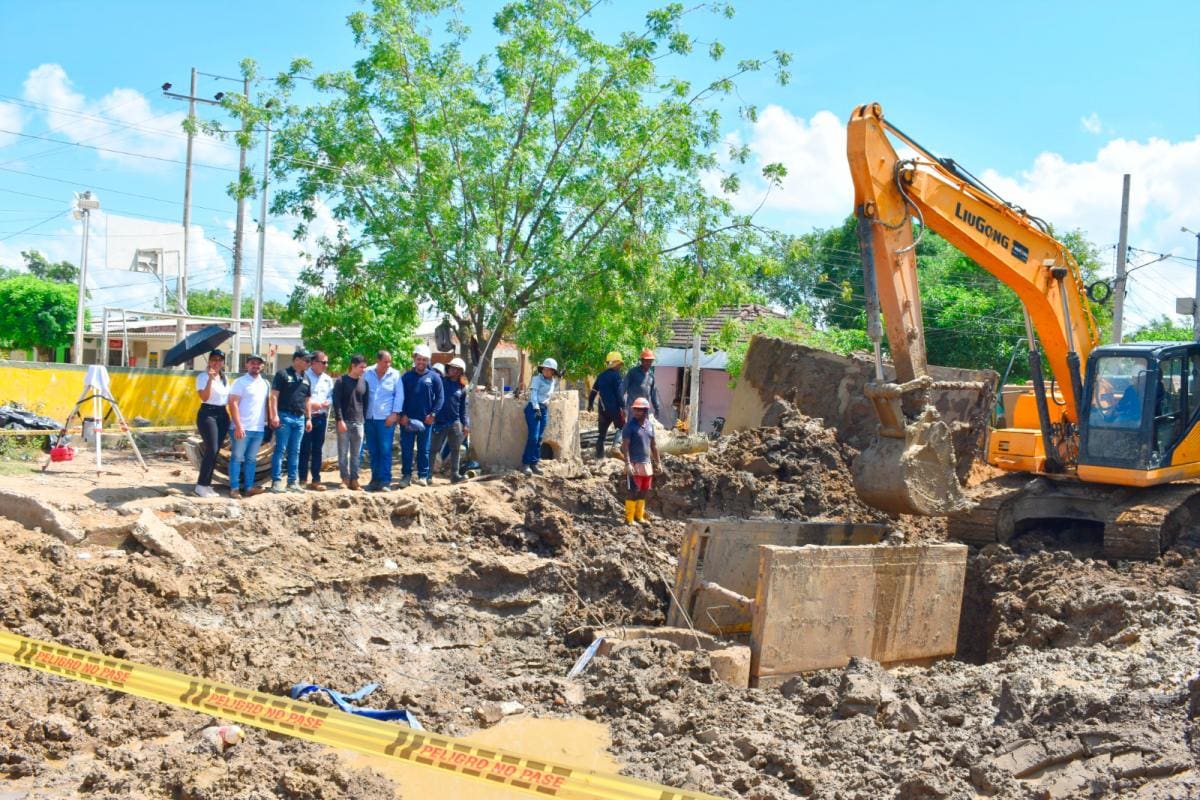 Así va la construcción de dos sistemas de alcantarillado en Bolívar