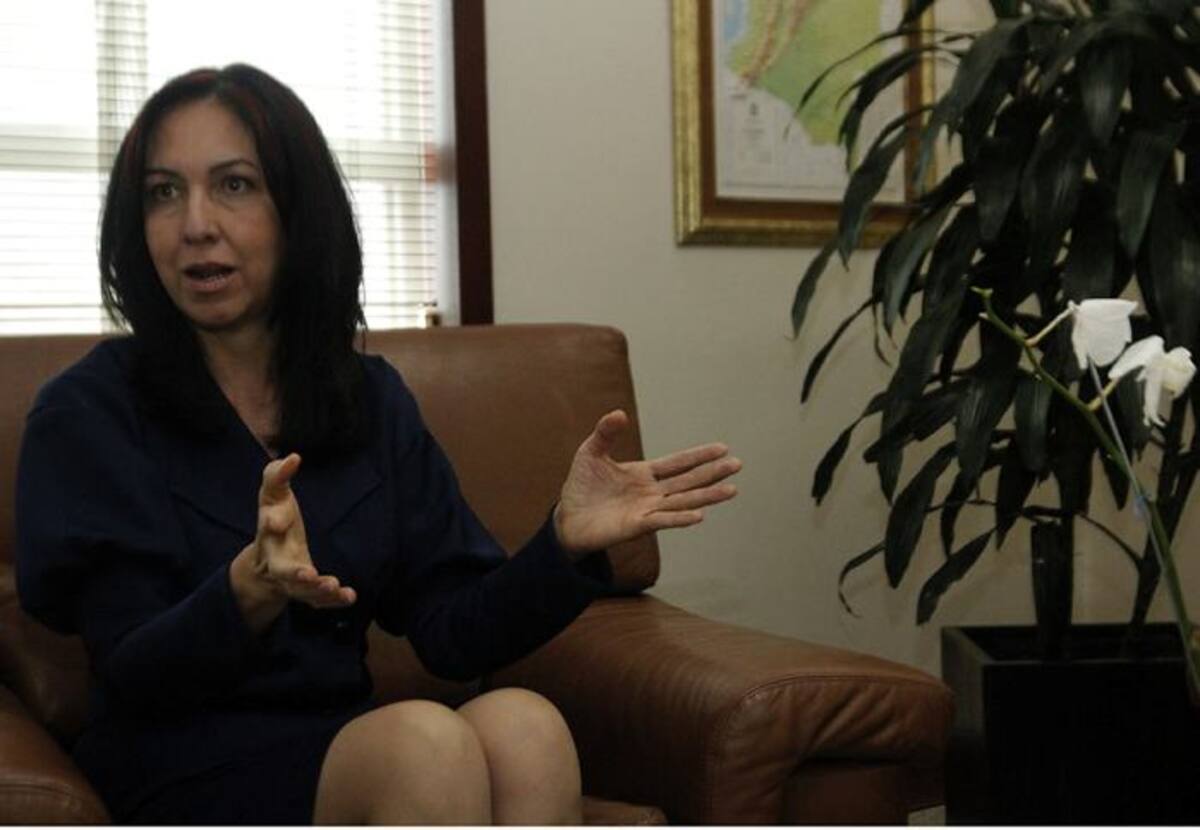 Ruth Stella Correa, ministra de Justicia. Colprensa