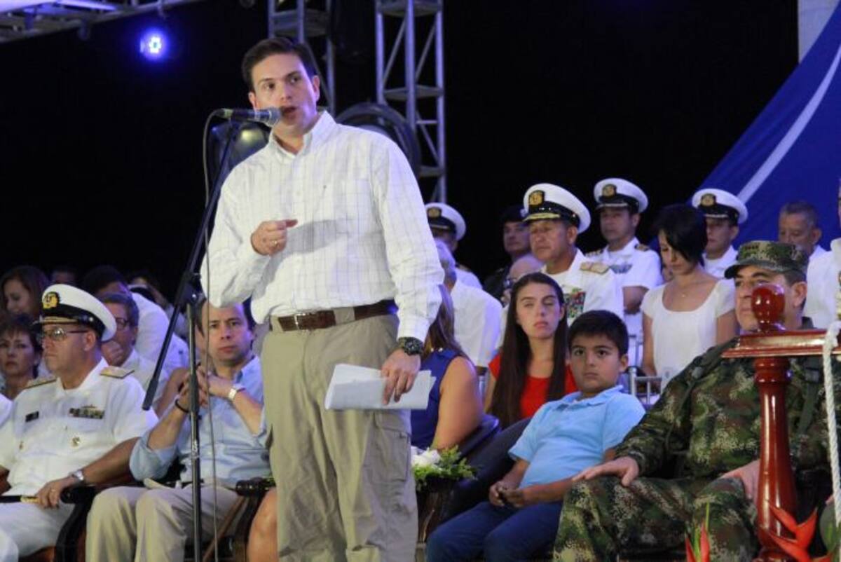 El ministro de Defensa, Juan Carlos Pinzón. Maruja Parra - El Universal