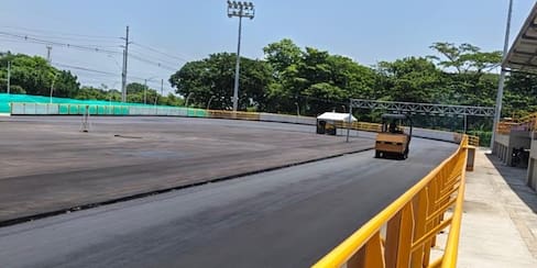 Gobernación de Bolívar avanza en las obras de recuperación del Coliseo Rocky Valdez